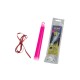 Set 12 Stick-uri LED EuroPalms Glow rod, pink, 15cm, 12x