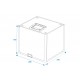 Case pentru 100 de discuri (vinil 7") Roadinger Record Case SI-1