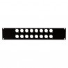 Panou rack 2U pentru 16 x XLR (D size) DAP Audio D7812