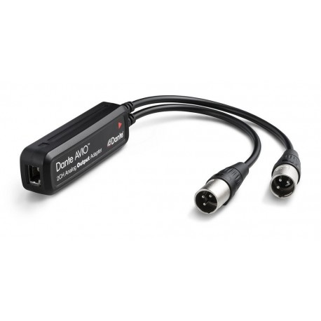 Adaptor iesire analog cu 2 canale  pentru interfata Dante Avio ADP-DAO-0X2