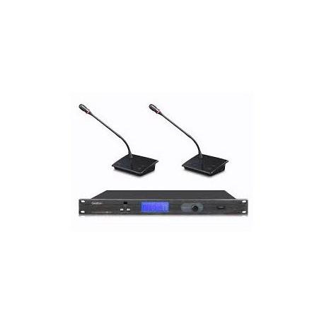 Sistem de conferinta wireless UHF cu 2 canale Gestton EG-2202