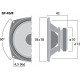 Difuzor bass-medii Monacor SP-45/8