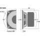 Difuzor universal Monacor SP-10/4S