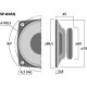 Difuzor universal Monacor SP-8/4SQ