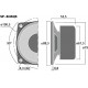 Difuzor universal Monacor SP-8/4SQS