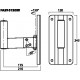 Suport de perete pentru boxe Stage Line PAST-515/SW