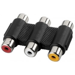 Adaptor 3 x RCA mama - 3 x RCA mama Monacor NTA-107