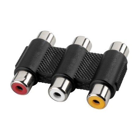 Adaptor 3 x RCA mama - 3 x RCA mama Monacor NTA-107