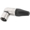 Connector XLR tata 90 grd Neutrik NC3MRX