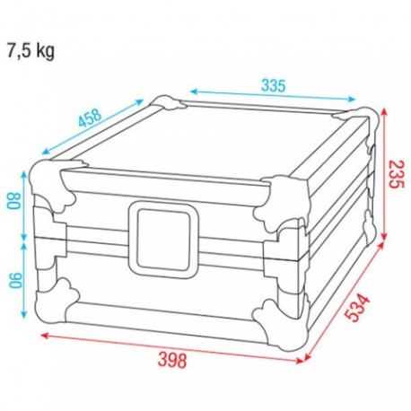 Case pentru mixer Pioneer DJM DAP Audio
