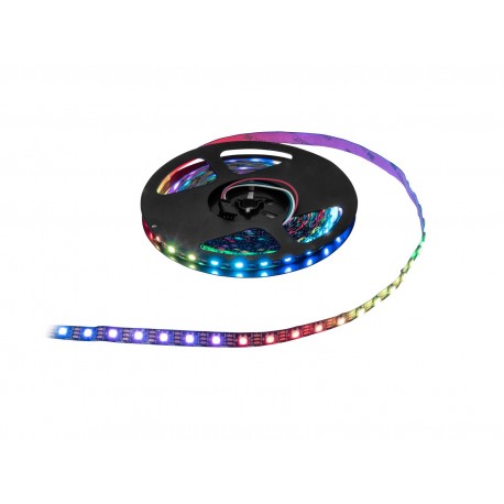 Banda de 150 LED-uri, 5m, RGB, 5V Eurolite LED Pixel Strip 150 5m RGB 5V