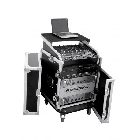 Flightcase Roadinger Special Combo Case LS5 Laptop Desk, 12U