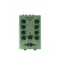 Mini-mixer DJ cu 2 canale, verde, Omnitronic GNOME-202 Green