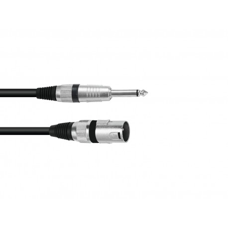 Cablu audio Jack 6.3 mono la XLR tata Omnitronic 3022519D-10m