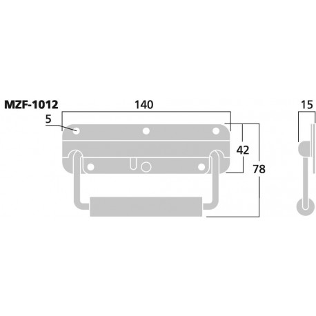 Maner pliabil Stage Line MZF-1012