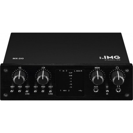 Interfata USB pentru inregistrare, 2 canale Stage Line MX-2IO