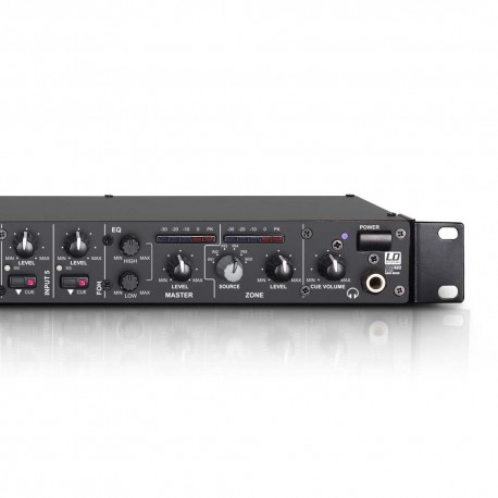Mixer de rack, 2 zone LD Systems ZONE 622