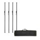 Set de 4 standuri telescopice de lumini + geanta de transport, Gravity LS VP SET 1