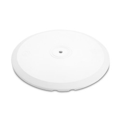 Baza rotunda alba pentru distantiere M20, Gravity WB 123 W