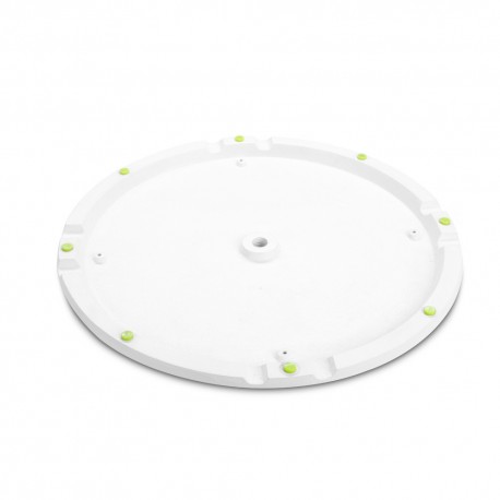 Baza rotunda alba pentru distantiere M20, Gravity WB 123 W