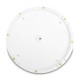 Baza rotunda alba pentru distantiere M20, Gravity WB 123 W