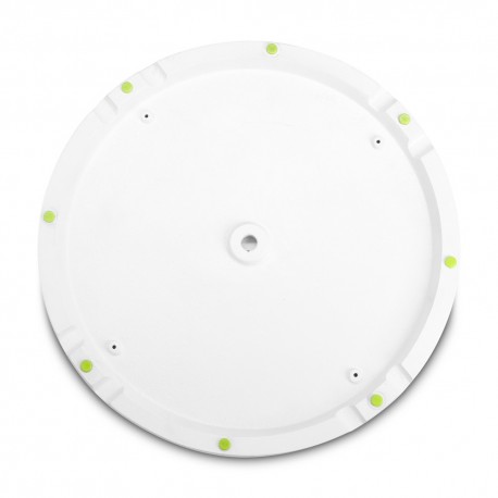 Baza rotunda alba pentru distantiere M20, Gravity WB 123 W
