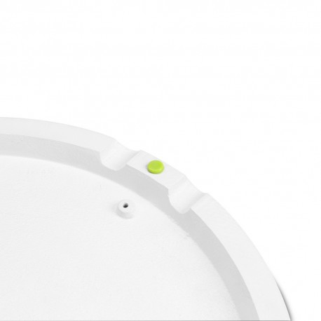 Baza rotunda alba pentru distantiere M20, Gravity WB 123 W