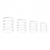 Set 20 inele albe, Gravity RP 5555 WHT 1