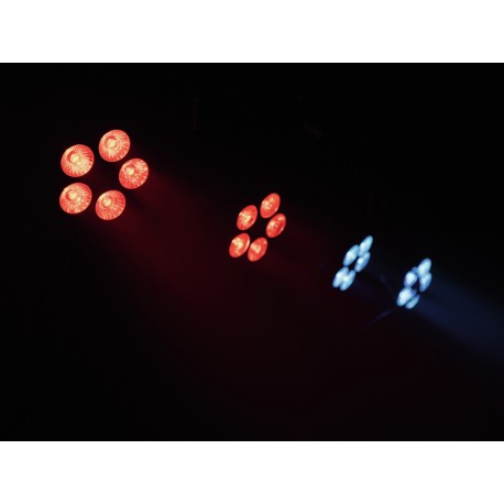 Bara cu 4 proiectoare RGB+WW, telecomanda IR si geanta transport, EUROLITE LED KLS-902 Next Compact Light Set (42109860)