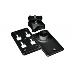 Set bracket negru de perete pentru ODP-204/206, OMNITRONIC Wall Bracket for ODP-204/206 black 2x