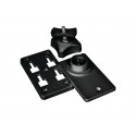 Set bracket negru de perete pentru ODP-204/206, OMNITRONIC Wall Bracket for ODP-204/206 black 2x