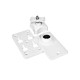 Set bracket alb de perete pentru ODP-204/206, OMNITRONIC Wall Bracket for ODP-204/206 white 2x