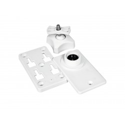 Set bracket alb de perete pentru ODP-204/206, OMNITRONIC Wall Bracket for ODP-204/206 white 2x