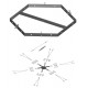 Suport hexagonal pentru sistem line array PSSO Flying bracket hexagonal CSA/CSK