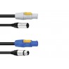 Cablu combi DMX + power 5m, PSSO Combi Cable DMX PowerCon/XLR 5m