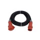 Power cable CEE rosu 10m, PSSO CEE Extension 16A 5x2.5 10m red