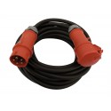 Power cable CEE 10 m, PSSO CEE Extension 32A 5x6 10m red