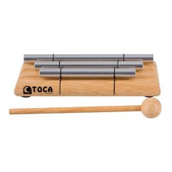 Percutie Tone Bars cu 3 tuburi si maleta, TOCA T-TONE3