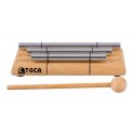Percutie Tone Bars cu 3 tuburi si maleta, TOCA T-TONE3