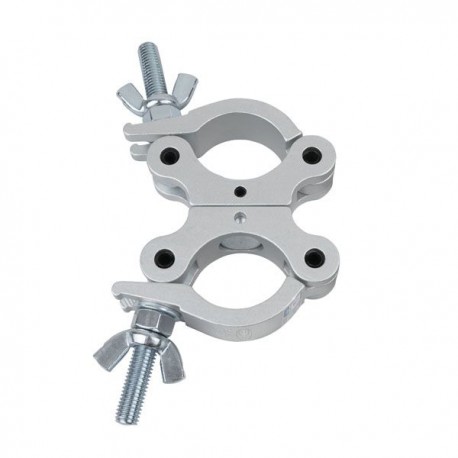 Clema de prindere 50mm, argintie Showtec Swivel Coupler 300kg