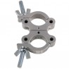 Clema de prindere 50mm, argintie Showtec 50 mm Compact Swivel Coupler