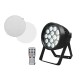 Proiector de exterior (IP65) cu RGBAW+UV, Eurolite LED IP PAR 14x10W HCL