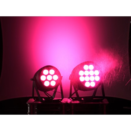 Proiector LED de exterior (IP65), Eurolite LED IP PAR 12x8W QCL Spot