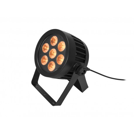 Proiector LED de exterior (IP65), Eurolite LED IP PAR 7x8W QCL spot