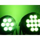Proiector LED de exterior (IP65), Eurolite LED IP PAR 7x8W QCL spot