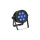 Proiector LED de exterior (IP65) cu RGBA/CW/WW+UV, Eurolite LED IP PAR 7x9W SCL spot