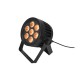 Proiector LED de exterior (IP65) cu RGBA/CW/WW+UV, Eurolite LED IP PAR 7x9W SCL spot