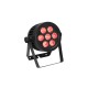 Proiector LED de exterior (IP65) cu RGBA/CW/WW+UV, Eurolite LED IP PAR 7x9W SCL spot