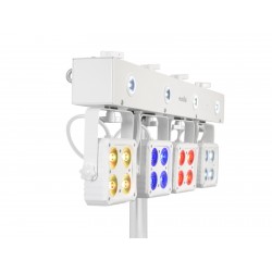Set compact de lumini (4 proiectoare RGB + 4 LED-uri strobo albe), Eurolite LED KLS-180 Compact Light Set wh