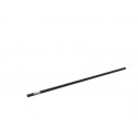 Bara de aluminiu 6082, 35x2mm, 2 m, Alutruss Aluminium Tube 6082 35x2mm 2m black